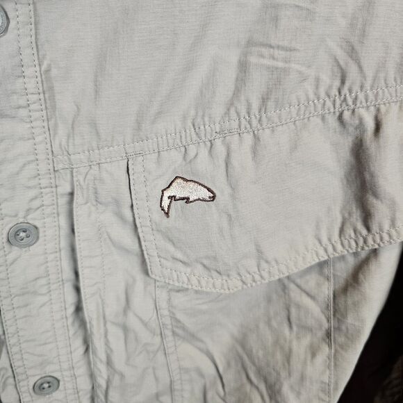 Simms Guide Series Shirt Mens Size 2XL XXL Fishing Vented Roll Tab Long Sleeve - Picture 2 of 11